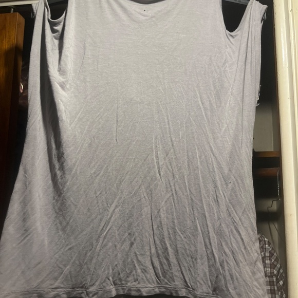 Off shoulders grey blouse - Picture 5 of 5